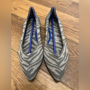 Rothy’s gray zebra 7.5